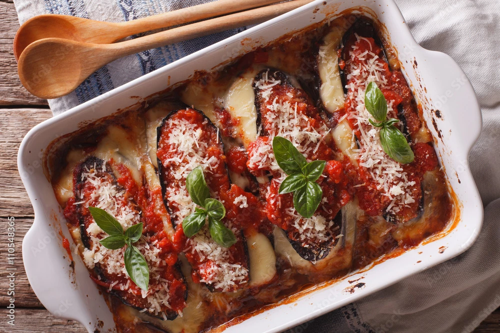 Parmigiana d'aubergines
